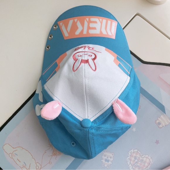 OVERWATCH D.VA Video Game Women Baseball Cap Cosplay - Picture 5 of 10